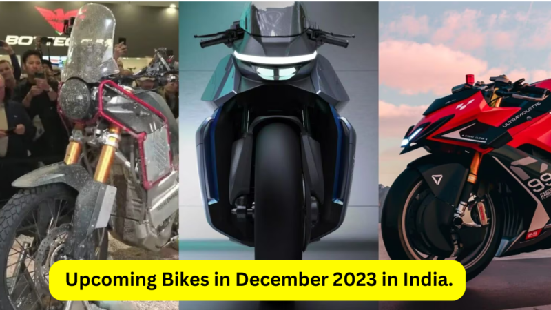 Upcoming Bikes in December 2023 in India